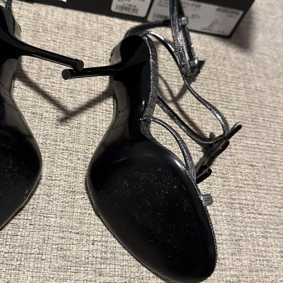 Yves Saint Laurent Cassandra Heels Metallic Leather - Picture 8 of 14